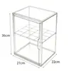 Artefacto de almacenamiento de bolsas, caja de almacenamiento de exhibición transparente de lujo, estante de almacenamiento de bolsas, acabado doméstico a prueba de polvo, almacenamiento