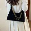 Bolso bandolera versátil de gamuza nuevo 2026, bolso de mano de terciopelo de gran capacidad para el hombro, de otoño, de lujo ligero, para el trabajo