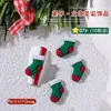 Promoção Quente Atacado Decorações de Nail Art de Natal Desenho Animado Fofo Papai Noel 3D Material de Resina DIY Pacote de Acessórios