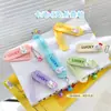 Peine para el Cabello de Conejo de la Suerte de Colores Caramelo, Mini Peine Plegable Lindo de Dibujos Animados para Niños, Peine Alisador de Flequillo para Niña