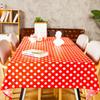 Toalha de mesa pe descartável polka dot festa impermeável engrossado bolinha toalha de mesa toalha de mesa decoração piquenique hotel festa