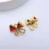 Cobre Chapado en Oro Zirconia Color Duradero Colgante de Lazo Pendientes Hechos a Mano Pulsera Collar Materiales Accesorios de Perlas DIY