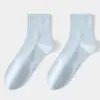 Calcetines Cortos hasta Media Pantorrilla para Mujer con Banda Elástica en la Suela, Calcetines Cortos Finos de Verano, Calcetines Deportivos Antibacterianos 10A para Mujer