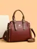 2026 Nuevo Bolso de Mano para Mujer de Cuero Suave con Patrón de Lichi de Moda de Gran Capacidad de Hombro Único Bolso Cruzado Versátil para Viajes Diarios Bolso para Mujer