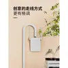 Canaleta de PVC para cables para montaje superficial, autoadhesiva, anti-pisotones, decorativa invisible, para uso doméstico, para ocultar cables expuestos y cables de red, instalación de canaleta de cable blanda