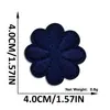 Adesivos de Tecido Bordados de Flores Coloridas 64 Cores com Suporte Adesivo, Adesivos de Tecido sem Ferro de Passar e Costura para Decoração de Roupas e Chapéus Venda por Atacado