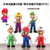 Super Mario Transfronterizo Mario Adornos Yoshi Luigi Pastel de Cumpleaños Juguete para Hornear Figura