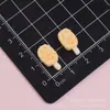 Mini Sorvete Falso de Chocolate Acessórios de Resina Cola de Creme Decorações DIY para Casa de Bonecas Adesivos Elásticos de Cabelo Cabelo Infantil
