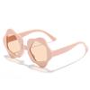 Lluvia Gafas de Moda Irregulares para Niños con Flores Estilo Ins, un Imprescindible para el Uso al Aire Libre, Gafas de Sol con Protección Solar