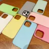 Modelos Transfronterizos Adecuados para Apple Xiaomi 18Promax Macarrón Color Sólido iPhone Teléfono Android Estuche Blando y Duro Personalización