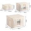 Caja de Almacenamiento Plegable de Gran Capacidad de Tela Oxford Bolsa para Edredones Ropa Caja Wardrobe Almacenamiento de Ropa de Temporada Venta al por Mayor de Fábrica