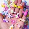 Pinza para el Cabello Minimalista sin Costuras, Accesorio Plano para el Cabello, Pasador de 6 cm, Pinza de Pato Ondulada Pequeña, Color Caramelo de Gama Alta Venta al por Mayor para DIY