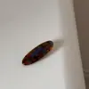 Pinza ovalada para el pelo de acetato color macarrón con letras doradas, accesorio para el flequillo, nuevo accesorio para el pelo