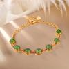 Yilu prata S925 prata esterlina banhado a ouro jade Hetian jade Ursa Maior sete estrelas temperamento pulseira temperamento personalidade pulseira luxo leve