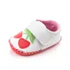 Sapatos de bebê para todas as estações, costurados à mão, com sola de borracha, moda para bebês e crianças pequenas, total 1806