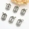 Plata Antigua Chiba Retro Fu Dao Clip Accesorios DIY Estilo Chino Colgante Clip Lateral Accesorios para Coleccionables