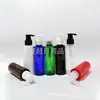 Frasco com pump de 120ml de ombro reto, frasco branco com pump, frasco transparente com pump para loção de 120ML, frasco de shampoo, frasco de álcool em gel