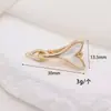 Banho de Ouro 14K Cor Duradoura Cauda de Peixe Concha Branca DIY Artesanal Colar de Contas Pulseira Fecho Material Acessórios Zhongxing