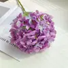Celebridad de Internet Flor Artificial de Hortensia Elsa Impresa en 3D Flor Falsa Decoración para el Hogar Sala de Estar Boda Flor Flor de Seda Artificial Venta al Por Mayor