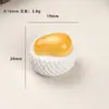 Accesorios de Resina DIY de Dibujos Animados Adornos Frutas 3D Pastel Taza Crema Pegamento Pinzas para el Cabello Hebillas de Zapatos Llaveros Colgantes Combinación