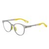 Profesional de oftalmología para niños de 3 a 5 años, gafas para miopía, protección ocular contra la luz azul, lente plana, montura de gafas ultraligera con soporte nasal de silicona