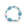 Pulsera Tejida a Mano con Nudos Estilo Marino Europeo y Americano Transfronteriza Serie Marina Ins Pulsera de Concha Natural Estrella de Mar