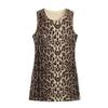 AliExpress cross-border atacado de roupas femininas estilo europeu e americano hot girl vestido sem mangas com estampa de leopardo e lantejoulas saia sexy para quadril