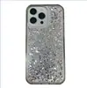 Nueva Funda para Teléfono Móvil Estilo Ins con Purpurina y Arena Movediza Adecuada para Apple Ip16Pm/15Pro/14/13Pm/12 Funda Dura