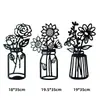 Artesanía de Metal Transfronteriza Decoración de Pared de Flores de Hierro Decoraciones de Arte de Pared Artesanías de Interior Fabricantes