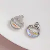 [Serie Oceánica] Colgante de Cola de Sirena Estrella de Amor Incrustada Colgante Hecho a Mano DIY Accesorios para Pulsera Collar