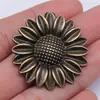 37mm 8.6g Multicolores Accesorios para Collares Pulseras DIY Colgante de Girasol Flores y Árboles