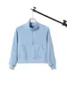 Moletom Feminino Coreano Curto Pesado 420g Algodão de Ilha Fleece Meio Zíper Raglan Marca Tendência Simples Versátil