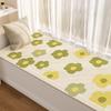 Pequeño Fresco Cuatro Estaciones Universal Dormitorio Balcón Impermeable Estera para Ventana de Bahía Hogar Dormitorio Resistente al Desgaste Resistente a la Suciedad Alfombra de Piso de Terciopelo Cristal