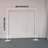 Accesorios para bodas: pantalla de hierro forjado, arco cuadrado, marco telescópico, cortina de gasa, decoraciones de escenario, ajuste de fondo.