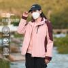 Chaqueta Cálida de Otoño e Invierno para Hombre y Mujer Set de Dos Piezas Tres en Uno Desmontable Moda para Pareja Versátil Traje de Montañismo para Exteriores