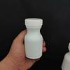 Fornecimento de 100cc garrafa de plástico de comprimido de cálcio branco frasco de embalagem de comprimido de hdpe