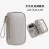 Bolsa para Cosméticos con Cable de Datos, Batería Portátil, Power Bank para Disco Duro, Memoria USB, Funda Protectora para Auriculares, Bolsa Multifuncional para Accesorios Digitales