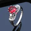 Regalo de Halloween Anillo de Diamante Accesorios Populares Transfronterizos Anillo para Mujer de Cobre Puro Fabricante Listo para Enviar Venta al por Mayor