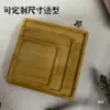 Bandeja de Posavasos de Bambú Base Calada Soporte para Flores Redonda Cuadrada Esterilla de Té Hecho a Mano Bricolaje Bandeja para el Hogar Bandeja para Joyas