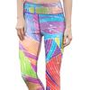 Conjunto de Duas Peças Moda 2024 Estampa Digital Seis Fios Pinças Elásticas Meia-Calça Colete Estampado