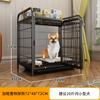 Jaula para Perro Jaula Grande para Perro Jaula Sobredimensionada para Perro con WC Perro Mediano Perro Pequeño Jaula para Perro de Tubo Cuadrado Jaula Robusta para Perro Mascota