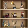 Decoraciones para Gabinete de Vino, Adornos Retro, Accesorios para el Hogar, Violín Creativo Sencillo para Sala de Estar, Mueble de TV, Estantería, Muebles Pequeños
