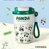 Taza Termo Panda de Acero Inoxidable 316, Mini Taza de Bolsillo para Mujer, Elegante Taza Portátil para Oficina