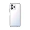 Adequado para Capa de Celular Redmi 12 Capa de Celular de Acrílico Transparente Anti-Queda Totalmente Coberta de Silicone Espacial Capa Protetora