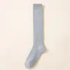 Calcetines de terry para pantorrilla de niños en otoño e invierno, engrosados, cálidos, de compresión, reductores, protectores de pierna, calcetines altos JK japoneses de color liso