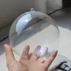Pelota transparente carcasa de bola de plástico bola acrílica bola hueca colgante de bola decoración colgante creación ambiental para jardín de infantes Bola de Navidad