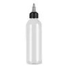 Botella con Punta de Gel 50ml 100ml Plástico PET Botella de Pigmento para Champú Loción de Abeja Botella con Gotero de Apriete