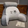 Cojín de Cabecera Estilo Retro Bolsa Suave Almohada de Cintura Respaldo Grande Almohada de Sofá Cama Almohada de Lectura Dormitorio Estudiante Verano