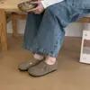 Zapatos Birkenstock Retro de Cobertura Total para Mujer 2026 Nuevo Estilo Slip-On Planos Mocasines de Piel Genuina Zapatos Birkenstock
