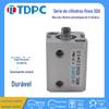 Cilindro Pneumático Fino de Alto Empuxo Pequeno SDA12 Cilindro Padrão Tongda TDPC Dupla Ação